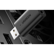 Garso adapteris - UGREEN CM523 Bluetooth 5.1 siųstuvas imtuvas, AUX, USB-A Garso adapteris - UGREEN CM523 Bluetooth 5.1 siųstuvas imtuvas, AUX, USB-A