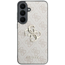 GUESS case for SAMSUNG S26 FE (Leather 4G Metal Logo) pink