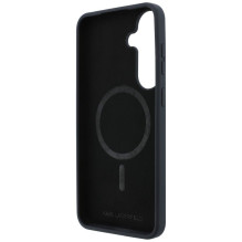 KARL LAGERFELD case for SAMSUNG S26 FE compatible with MagSafe (Karl&amp;Choupette Heads) black