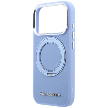 KARL LAGERFELD case for IPHONE 18 Pro Max / 17 Pro Max compatible with MagSafe (Saffiano Classic Logo) light blue KARL LAGERFELD case for IPHONE 18 Pro Max / 17 Pro Max compatible with MagSafe (Saffiano Classic Logo) light blue