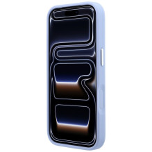 KARL LAGERFELD case for IPHONE 18 Pro / 17 Pro compatible with MagSafe (Saffiano Classic Logo) light blue