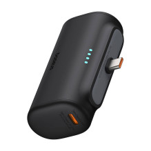 External Battery - Baseus Compact 5000 mAh 20W Fast Charging USB Type-C Black External Battery - Baseus Compact 5000 mAh 20W Fast Charging USB Type-C Black