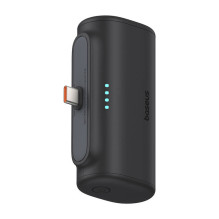Išorinė Baterija - Baseus Compact 5000 mAh 20W Greitas Įkrovimas USB Type-C Juodas