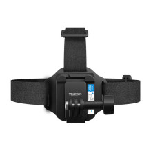 Veiksmo Kameros Priedas - Telesin QHM-001 Galvos Diržas GoPro ir DJI Osmo Action Veiksmo Kameros Priedas - Telesin QHM-001 Galvos Diržas GoPro ir DJI Osmo Action