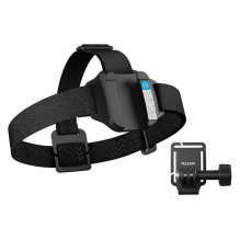Veiksmo Kameros Priedas - Telesin QHM-001 Galvos Diržas GoPro ir DJI Osmo Action Veiksmo Kameros Priedas - Telesin QHM-001 Galvos Diržas GoPro ir DJI Osmo Action