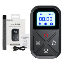 Remote control - Telesin GP-RTM-T10 Bluetooth remote control for GoPro HERO 8-12, LCD, rechargeable