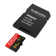 Memory Card - SanDisk Extreme PRO microSD UHS-I 64 GB 200 MB/s Read 90 MB/s Write Memory Card - SanDisk Extreme PRO microSD UHS-I 64 GB 200 MB/s Read 90 MB/s Write