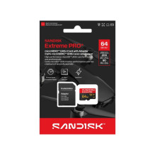 Memory Card - SanDisk Extreme PRO microSD UHS-I 64 GB 200 MB/s Read 90 MB/s Write Memory Card - SanDisk Extreme PRO microSD UHS-I 64 GB 200 MB/s Read 90 MB/s Write