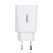 Sieninis Įkroviklis - Baseus Speed Mini 1C 20W Baltas