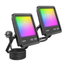 LED Prožektorius - Lepro F1 30 W RGB IP65 Wi‑Fi Prožektorius