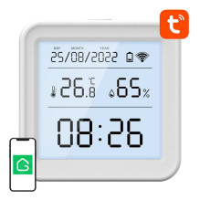 Temperatūros Ir Drėgmės Jutiklis - Gosund S6 Wi‑Fi Jutiklis Su LCD Ekranu 2,4 GHz