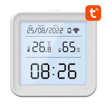 Temperatūros Ir Drėgmės Jutiklis - Gosund S6 Wi‑Fi Jutiklis Su LCD Ekranu 2,4 GHz