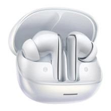 Ausinės - QCY MeloBuds N65 Bluetooth 6.0 ANC 60 dB LDAC IPX5 50 Valandų 45 ms Baltos