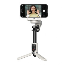 Išmaniojo telefono stabilizatorius - AOCHUAN Smart M1 Pro 4-in-1 AI 360° 88 cm 7 spalvų RGB Baltas