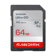 Atminties Kortelė - SanDisk Ultra GO 64 GB SDXC UHS-I 140 MB / s Vandeniui