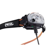 Žibintas - Petzl Swift RL 1200 Liumenų, 168m Spindulio Atstumas, Įkraunamas Juodas / Oranžinis