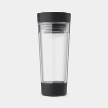 brabantia BRABANTIA Make &amp; Take ceļojumu tējas krūze 0.36 L dark grey 228766