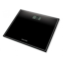 Salter Salter 9207 BK3R Compact Glass Electronic Bathroom Scale - Black 5010777143355
