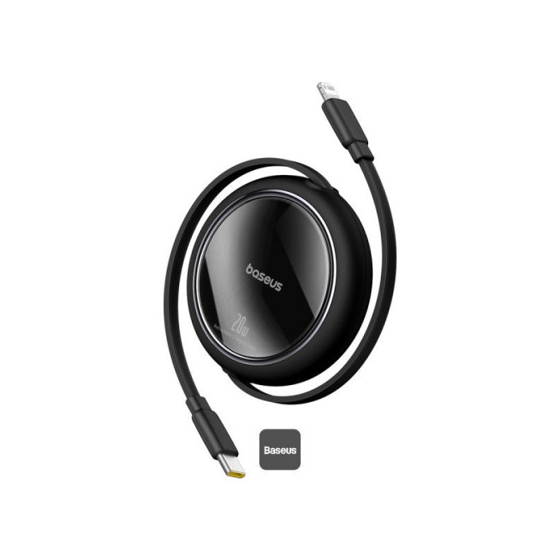 Baseus USB Cable Baseus Free2Pull USB-C to iP 20W 1m (black)