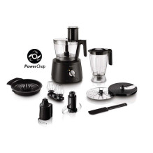 Philips 7000 Series Food Processor HR7776 / 90 (Prece ar Bojatu iepakojumu) Black Philips 7000 Series Food Processor HR7776 / 90 (Prece ar Bojatu iepakojumu) Black