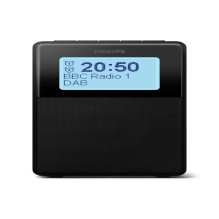 Philips PHILIPS radio pulkstenis melns Philips PHILIPS radio pulkstenis melns
