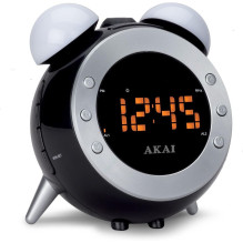 akai AKAI AR280P Pulkstenis ar FM radio un projektoru melns akai AKAI AR280P Pulkstenis ar FM radio un projektoru melns