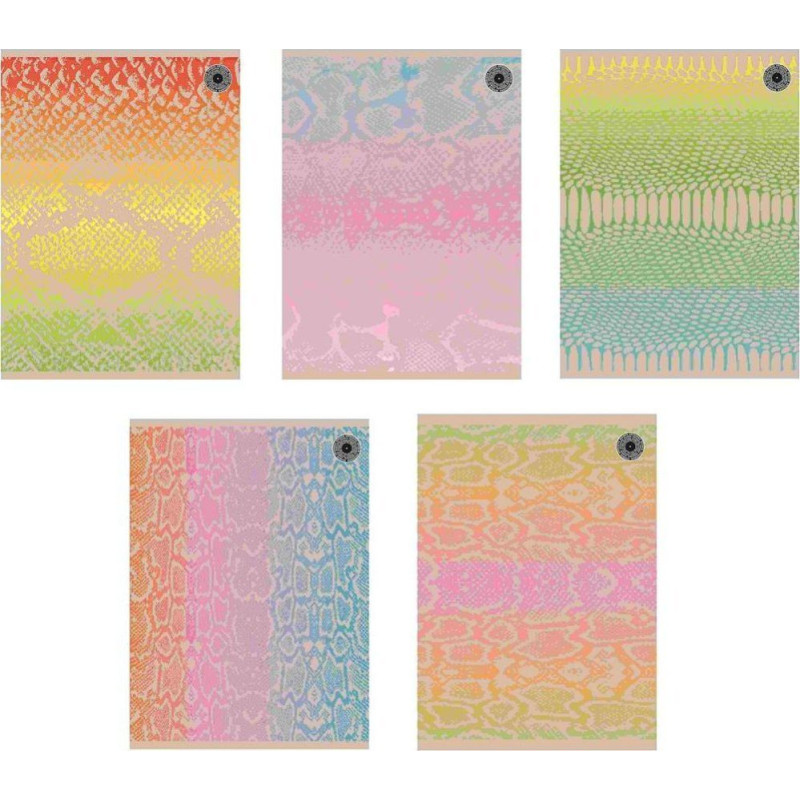 NoName Brulion The Promised Land Notebook A5 Snakes squared 96 sheets 5 pcs.