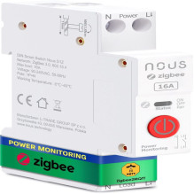 iLike Vieds sledzis DIN sliedei 16 A ar jaudas uzraudzibu TUYA ZigBee MQTT iLike Vieds sledzis DIN sliedei 16 A ar jaudas uzraudzibu TUYA ZigBee MQTT