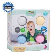 iLike Gerardo's Toys sporta bumbinu komplekts mazuliem 4 gab.