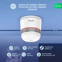 iLike Ismanusis bevielis patalpos dumu jutiklis ar 85dB sirenu TUYA ZigBee MQTT iLike Ismanusis bevielis patalpos dumu jutiklis ar 85dB sirenu TUYA ZigBee MQTT