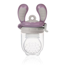 iLike Jaunums! Akcija! Kidsme Food Feeder bērna ēdināšanas ierīce cietiem produktiem (liels) Plum no 6 mēn. 160337PL