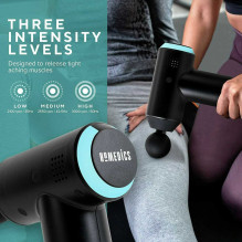 HoMedics PGM-200-EU rankinis fizioterapeuto masažuoklis, juodas HoMedics PGM-200-EU rankinis fizioterapeuto masažuoklis, juodas