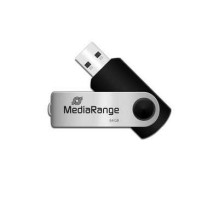 MediaRange 64GB USB 2.0 Black / Silver