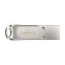 Sandisk 512GB Ultra Dual Drive Luxe USB 3.1 + C tipo sidabrinė Sandisk 512GB Ultra Dual Drive Luxe USB 3.1 + C tipo sidabrinė