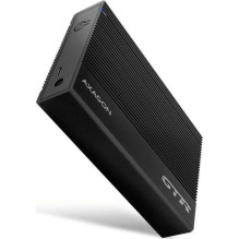 „Axagon“ išorinis HDD / SSD korpusas, 3,5 colio, USB 3.2, juodas, EE35-GTR „Axagon“ išorinis HDD / SSD korpusas, 3,5 colio, USB 3.2, juodas, EE35-GTR