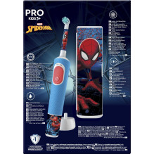 Oral-B D103.413.2KX Vitality PRO Kids 3+ Spiderman + Travel Case Oral-B D103.413.2KX Vitality PRO Kids 3+ Spiderman + Travel Case