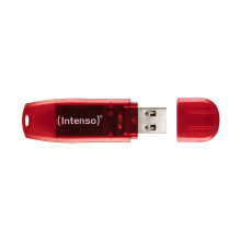 Intenso 128GB Rainbow Line USB 2.0 raudona Intenso 128GB Rainbow Line USB 2.0 raudona