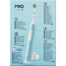 „Oral-B D305.523.3H Pro Series 1“ + dviejų dantų šepetėlių pakuotė „Oral-B D305.523.3H Pro Series 1“ + dviejų dantų šepetėlių pakuotė