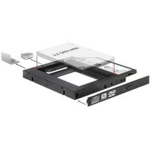DELOCK Adapteris SATA 5.25"- 1 X 2.5" SATA (Laptop) DELOCK Adapteris SATA 5.25"- 1 X 2.5" SATA (Laptop)