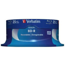 Verbatim BD-R 25GB 6x duomenų kaupiklis Cake Box 25