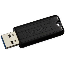 Verbatim PinStripe / 16GB USB 3.0 juodas Verbatim PinStripe / 16GB USB 3.0 juodas