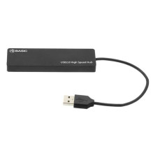 Tellur USB Hub, 4 ports, USB 2.0 Black