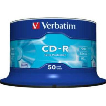 Verbatim CD-R 700MB x52 Extra Protection Cake Box 50
