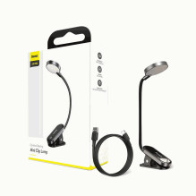 „Baseus“ mini LED skaitymo lempa su segtuku, pilka (DGRAD-0G)