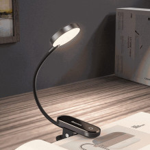 „Baseus“ mini LED skaitymo lempa su segtuku, pilka (DGRAD-0G)