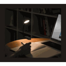 „Baseus“ mini LED skaitymo lempa su segtuku, pilka (DGRAD-0G)