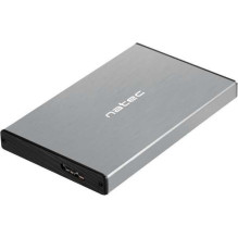 Natec External HDD Enclosure Rhino Go 2,5" Gray NKZ-1281