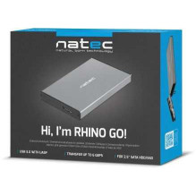 „Natec“ išorinis kietojo disko korpusas „Rhino Go 2,5“ pilkas NKZ-1281 „Natec“ išorinis kietojo disko korpusas „Rhino Go 2,5“ pilkas NKZ-1281