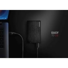 Axagon External HDD SSD Enclosure 2.5" USB3.0 Black EE25-XA6