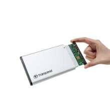 Transcend External HDD Enclosure 2.5" USB 3.0 Silver StoreJet 25S3